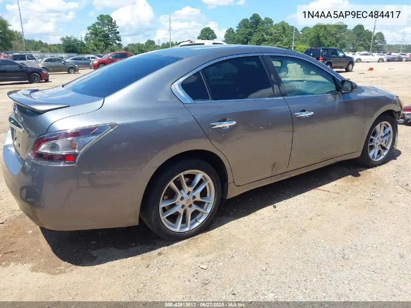2014 Nissan Maxima 3.5 S/3.5 Sv VIN: 1N4AA5AP9EC484417 Lot: 42613013