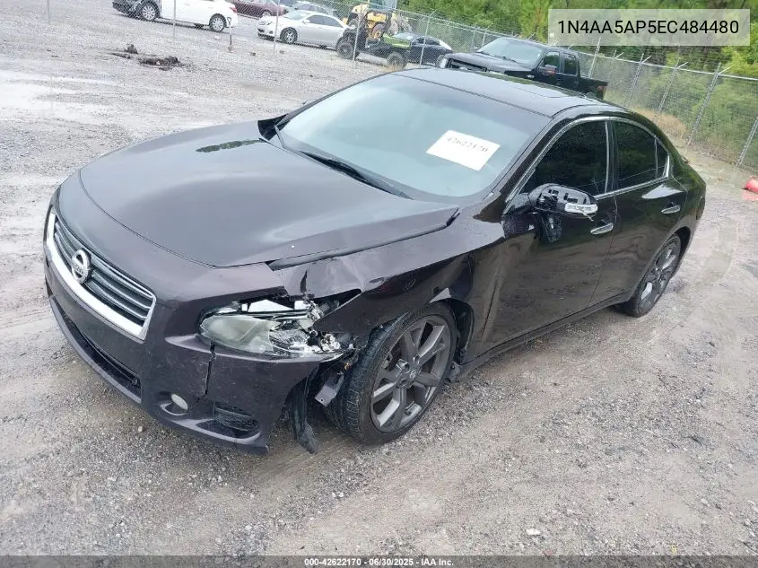 2014 Nissan Maxima 3.5 Sv VIN: 1N4AA5AP5EC484480 Lot: 42622170
