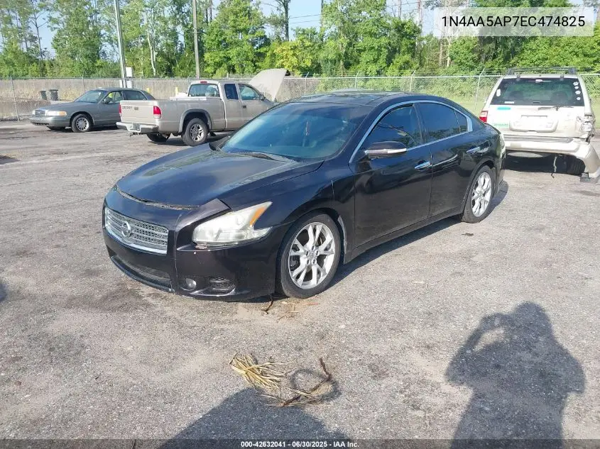 2014 Nissan Maxima 3.5 Sv VIN: 1N4AA5AP7EC474825 Lot: 42632041