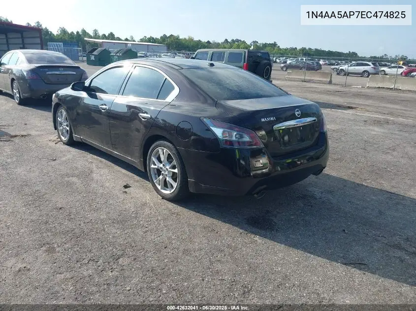 2014 Nissan Maxima 3.5 Sv VIN: 1N4AA5AP7EC474825 Lot: 42632041