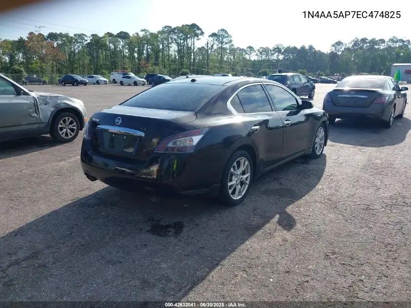 2014 Nissan Maxima 3.5 Sv VIN: 1N4AA5AP7EC474825 Lot: 42632041