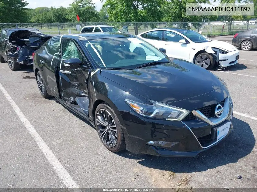 2017 Nissan Maxima 3.5 Platinum VIN: 1N4AA6AP0HC411897 Lot: 42695114