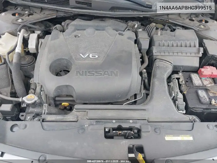 2017 Nissan Maxima 3.5 S VIN: 1N4AA6AP8HC399515 Lot: 42720978