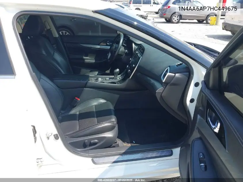 2017 Nissan Maxima 3.5S/Sv/Sl/Sr/Plat VIN: 1N4AA6AP7HC449675 Lot: 42802237