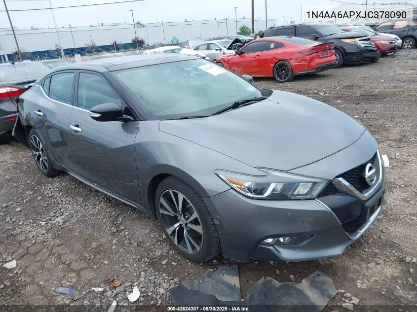 1n4aa6apxjc378090 1N4AA6APXJC378090 2018 Nissan Maxima 3.5 Sl