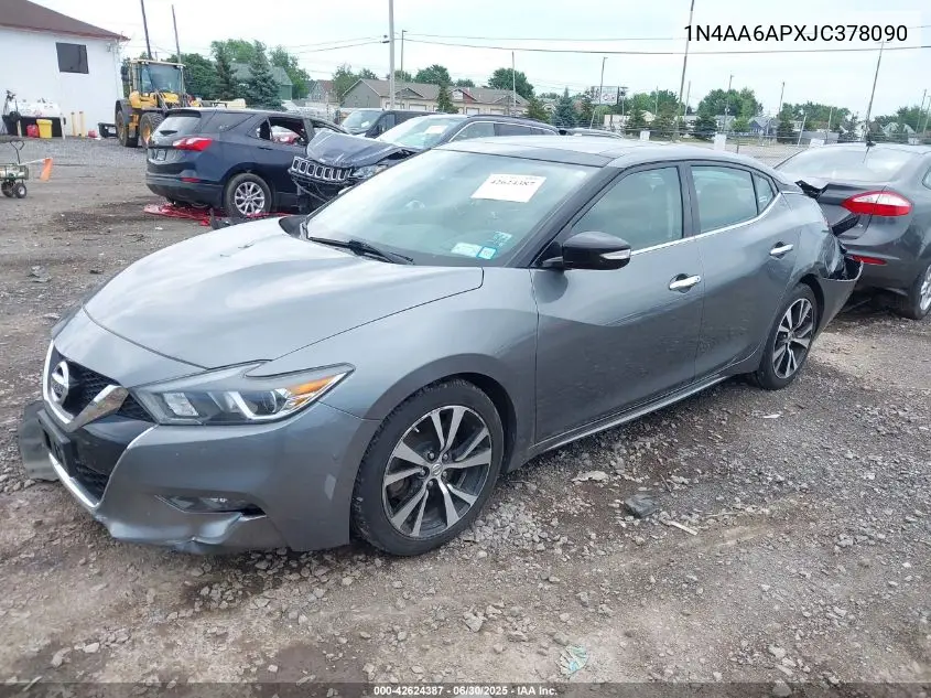 1n4aa6apxjc378090 1N4AA6APXJC378090 2018 Nissan Maxima 3.5 Sl