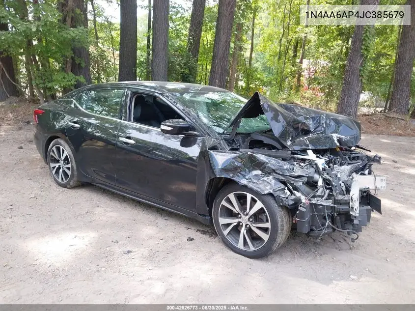 2018 Nissan Maxima 3.5 Sl VIN: 1N4AA6AP4JC385679 Lot: 42626773