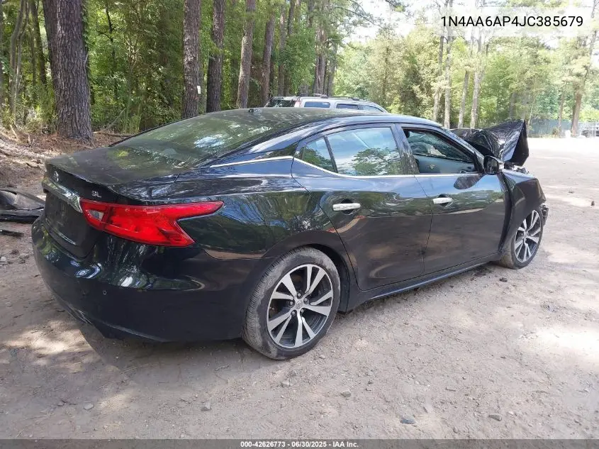 2018 Nissan Maxima 3.5 Sl VIN: 1N4AA6AP4JC385679 Lot: 42626773