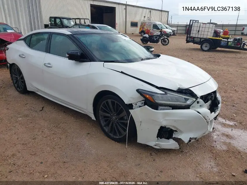 2020 Nissan Maxima Platinum VIN: 1N4AA6FV9LC367138 Lot: 42720435