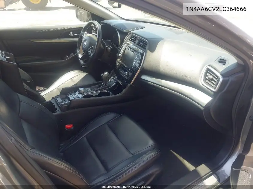 2020 Nissan Maxima Sv Xtronic Cvt VIN: 1N4AA6CV2LC364666 Lot: 42726298