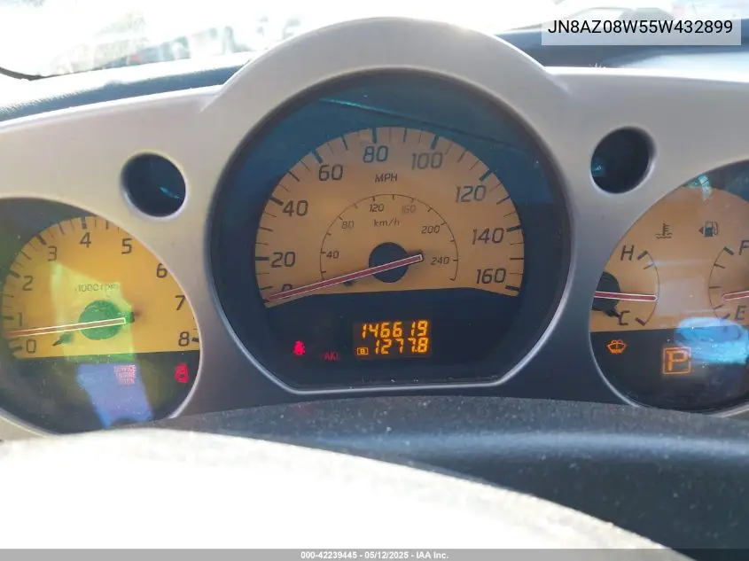 2005 Nissan Murano Sl VIN: JN8AZ08W55W432899 Lot: 42239445