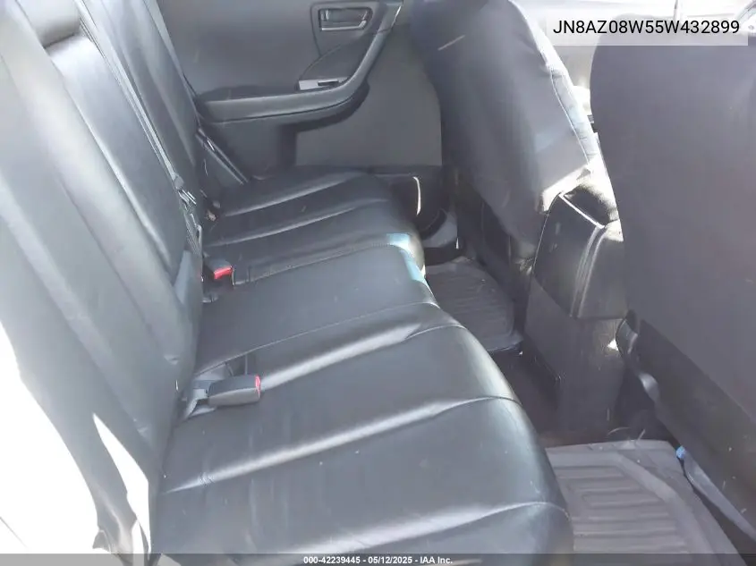 2005 Nissan Murano Sl VIN: JN8AZ08W55W432899 Lot: 42239445