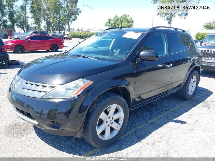 2006 Nissan Murano S VIN: JN8AZ08T36W427045 Lot: 42222282