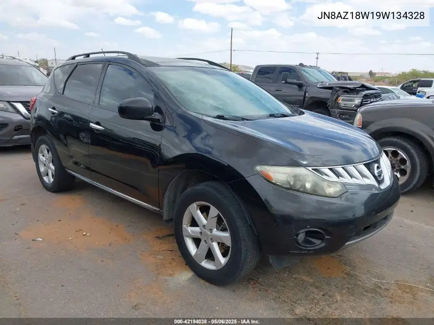 2009 Nissan Murano Sl VIN: JN8AZ18W19W134328 Lot: 42194038