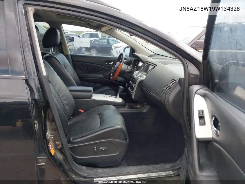 2009 Nissan Murano Sl VIN: JN8AZ18W19W134328 Lot: 42194038