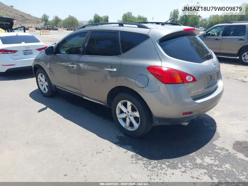 2009 Nissan Murano S VIN: JN8AZ18U79W009879 Lot: 42207223