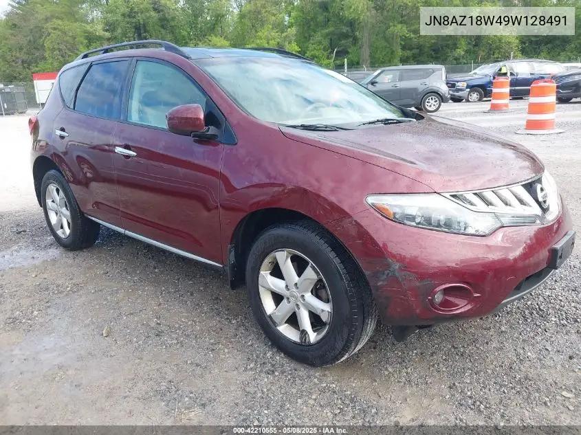 2009 Nissan Murano S/Sl/Le VIN: JN8AZ18W49W128491 Lot: 42210555