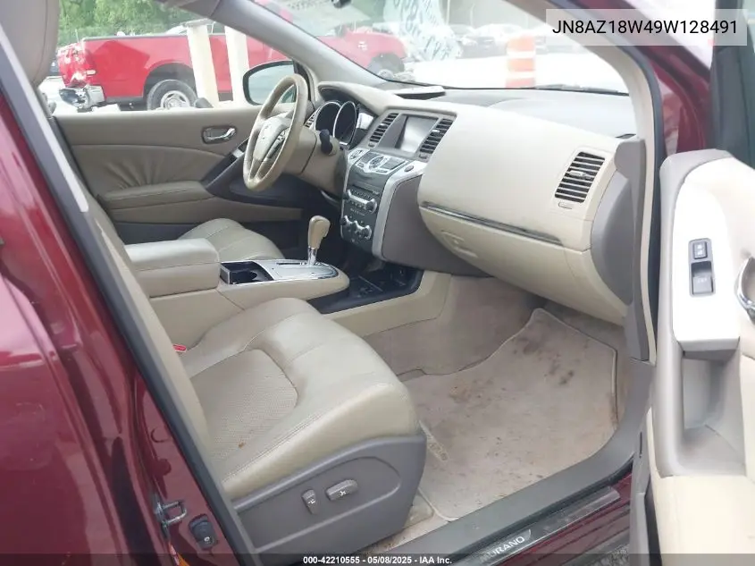 2009 Nissan Murano S/Sl/Le VIN: JN8AZ18W49W128491 Lot: 42210555