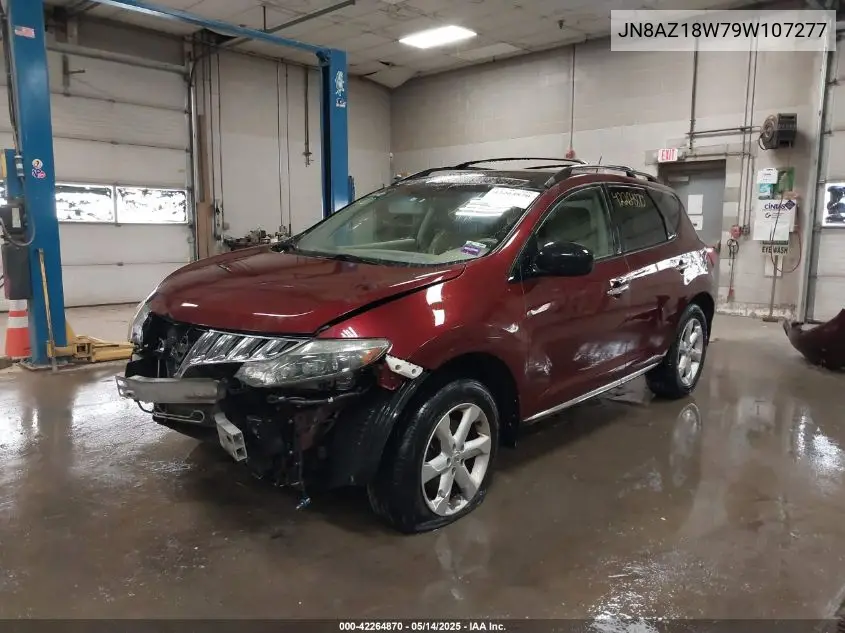 2009 Nissan Murano Sl VIN: JN8AZ18W79W107277 Lot: 42264870