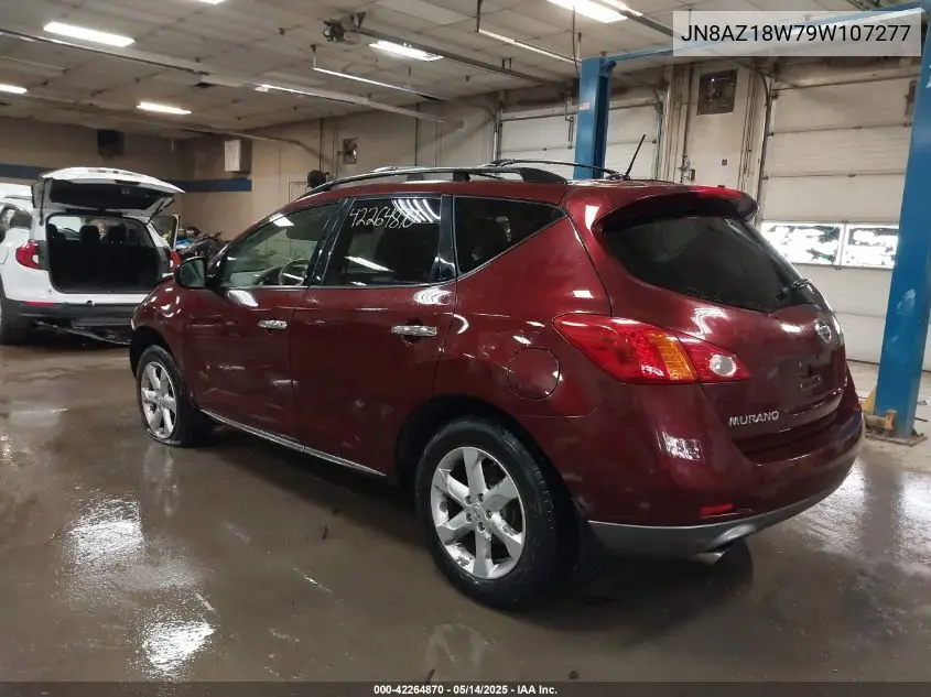 2009 Nissan Murano Sl VIN: JN8AZ18W79W107277 Lot: 42264870