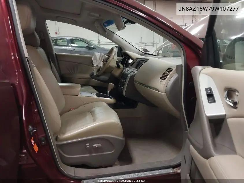 2009 Nissan Murano Sl VIN: JN8AZ18W79W107277 Lot: 42264870