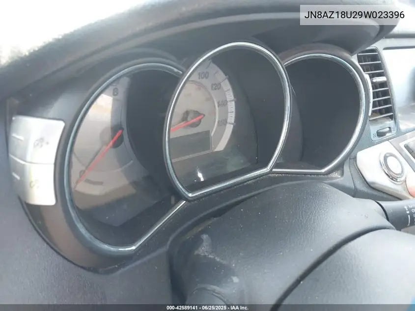 2009 Nissan Murano Sl VIN: JN8AZ18U29W023396 Lot: 42589141