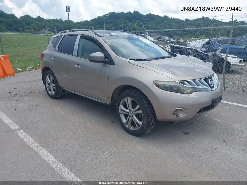 2009 Nissan Murano Le VIN: JN8AZ18W39W129440 Lot: 42602563