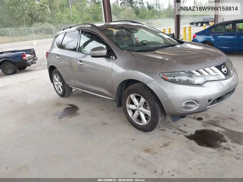 2009 Nissan Murano Sl VIN: JN8AZ18W99W158814 Lot: 42606819