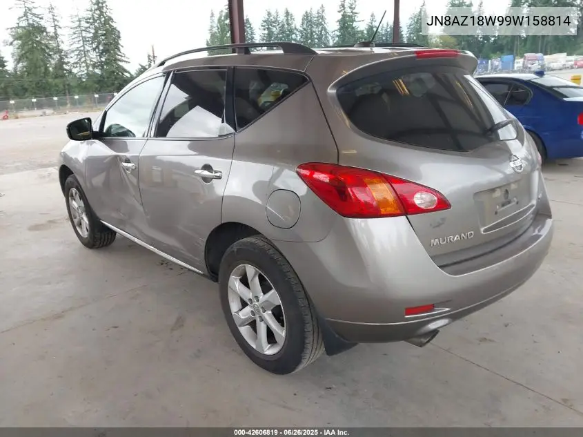 2009 Nissan Murano Sl VIN: JN8AZ18W99W158814 Lot: 42606819