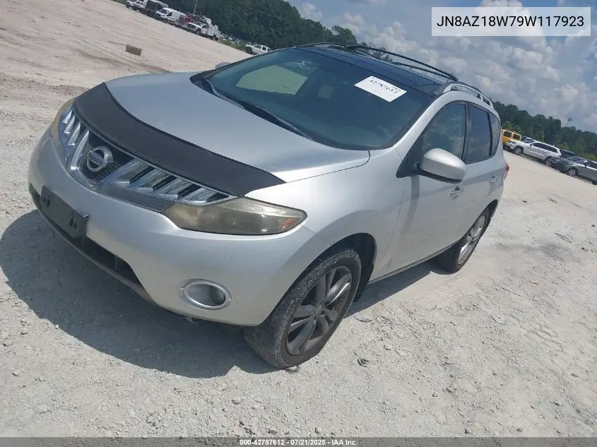 2009 Nissan Murano Le VIN: JN8AZ18W79W117923 Lot: 42787612