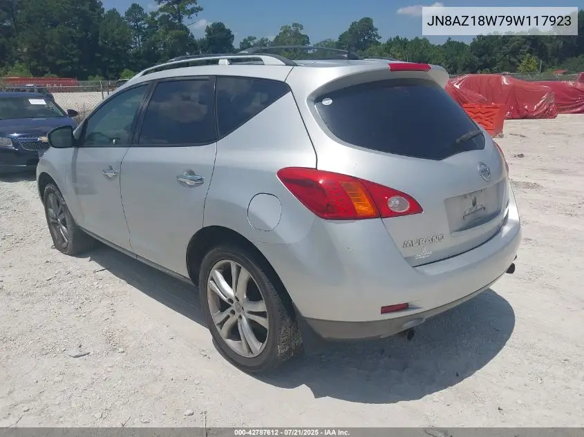 2009 Nissan Murano Le VIN: JN8AZ18W79W117923 Lot: 42787612