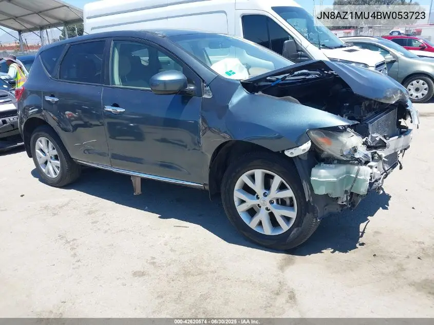 2011 Nissan Murano S VIN: JN8AZ1MU4BW053723 Lot: 42620574