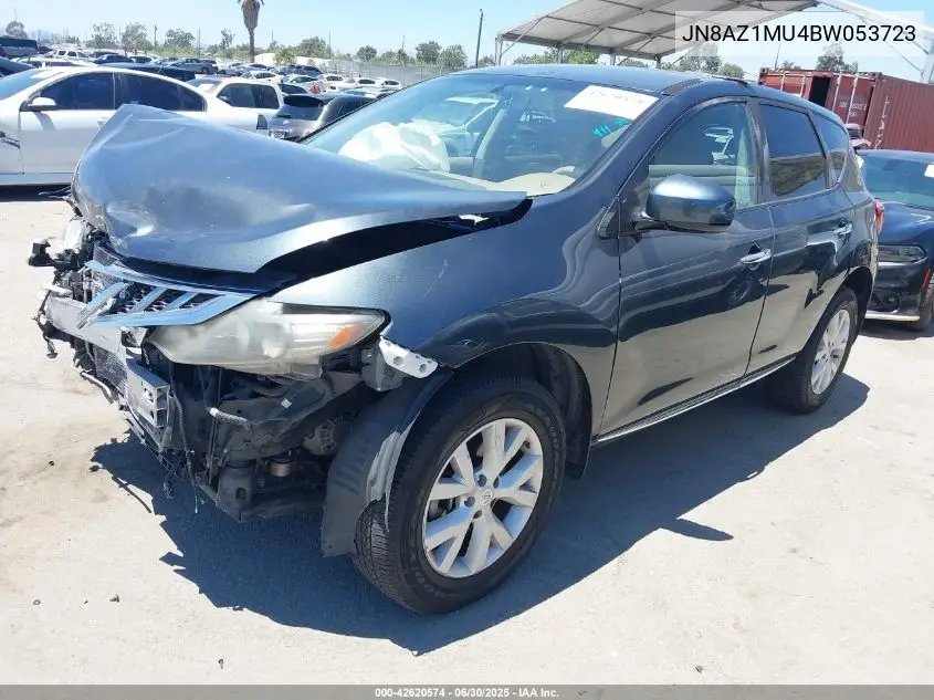 2011 Nissan Murano S VIN: JN8AZ1MU4BW053723 Lot: 42620574