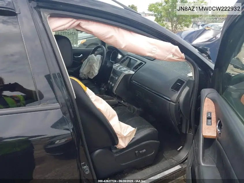 jn8az1mw0cw222932 JN8AZ1MW0CW222932 2012 Nissan Murano Le