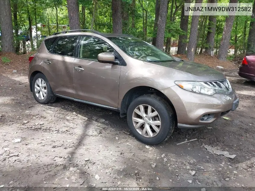 2013 Nissan Murano Sv VIN: JN8AZ1MW9DW312582 Lot: 42331319
