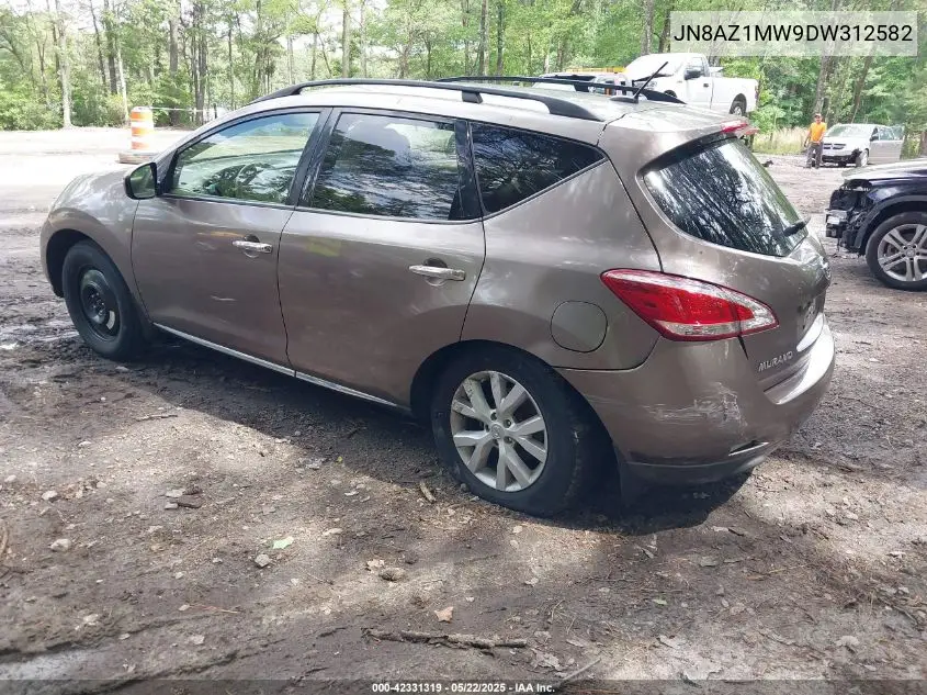 2013 Nissan Murano Sv VIN: JN8AZ1MW9DW312582 Lot: 42331319