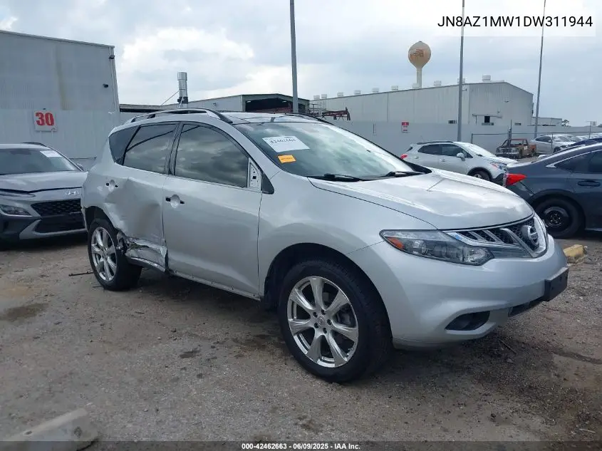 2013 Nissan Murano Le VIN: JN8AZ1MW1DW311944 Lot: 42462663
