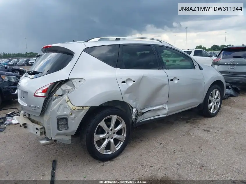 2013 Nissan Murano Le VIN: JN8AZ1MW1DW311944 Lot: 42462663