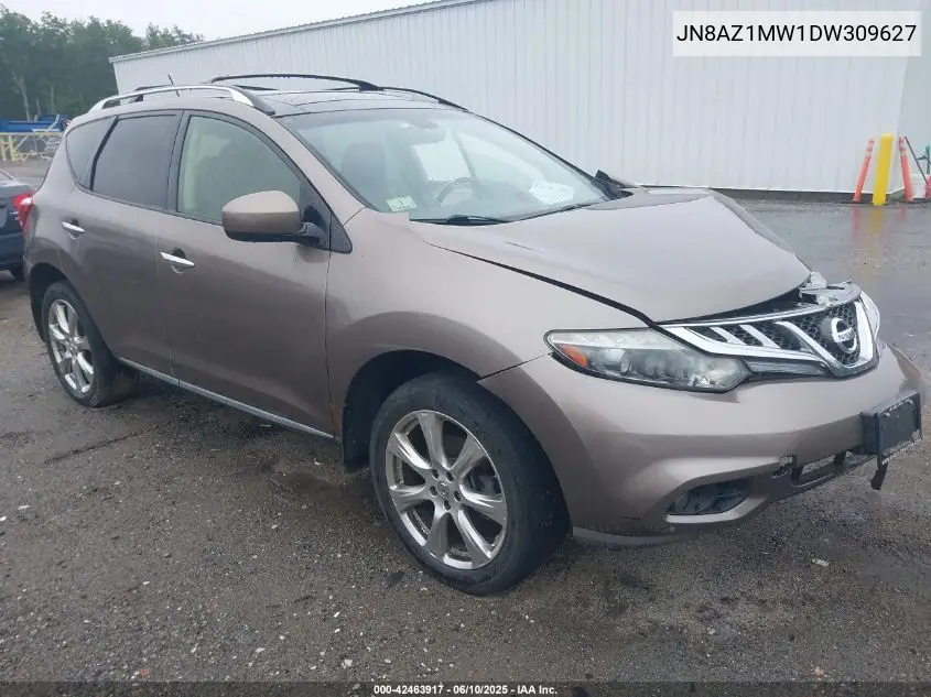 2013 Nissan Murano Le VIN: JN8AZ1MW1DW309627 Lot: 42463917