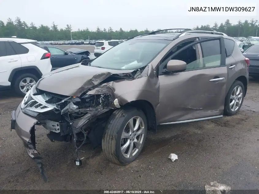 2013 Nissan Murano Le VIN: JN8AZ1MW1DW309627 Lot: 42463917