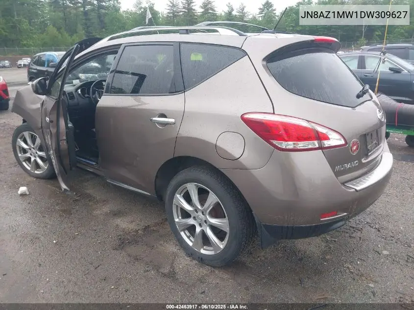2013 Nissan Murano Le VIN: JN8AZ1MW1DW309627 Lot: 42463917