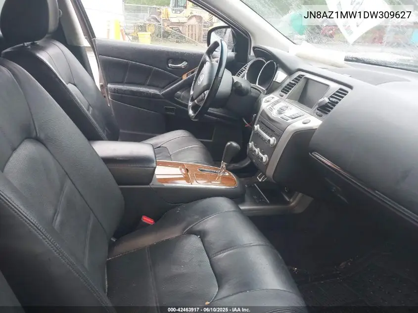 2013 Nissan Murano Le VIN: JN8AZ1MW1DW309627 Lot: 42463917