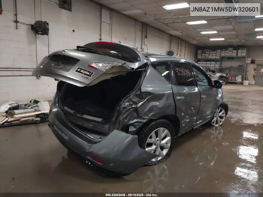 2013 Nissan Murano S VIN: JN8AZ1MW5DW320601 Lot: 42542446