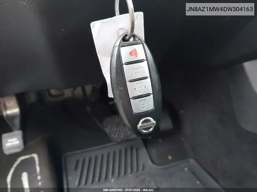 2013 Nissan Murano Sl VIN: JN8AZ1MW4DW304163 Lot: 42567852
