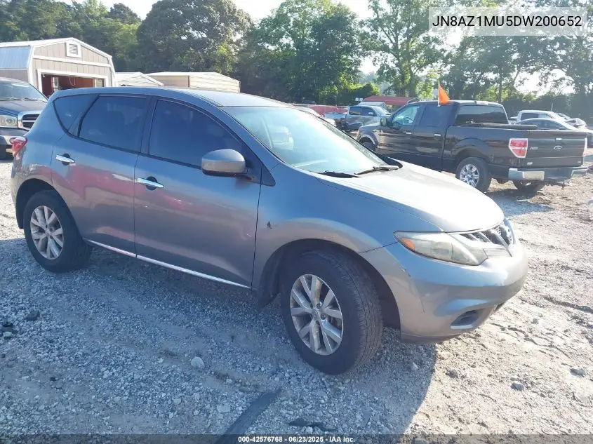 2013 Nissan Murano S VIN: JN8AZ1MU5DW200652 Lot: 42576768