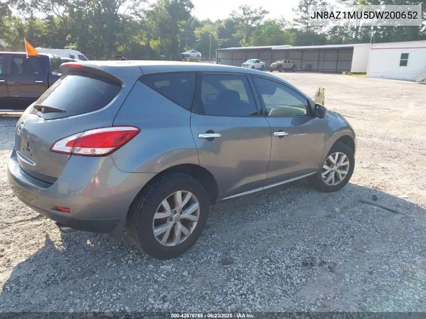2013 Nissan Murano S VIN: JN8AZ1MU5DW200652 Lot: 42576768