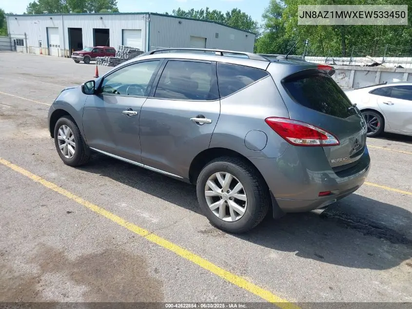jn8az1mwxew533450 JN8AZ1MWXEW533450 2014 Nissan Murano Sl