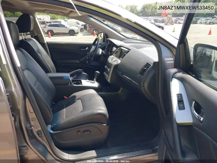 jn8az1mwxew533450 JN8AZ1MWXEW533450 2014 Nissan Murano Sl