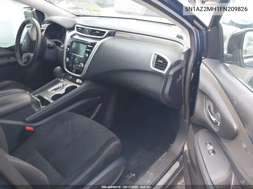 2015 Nissan Murano S VIN: 5N1AZ2MH1FN209826 Lot: 42048318