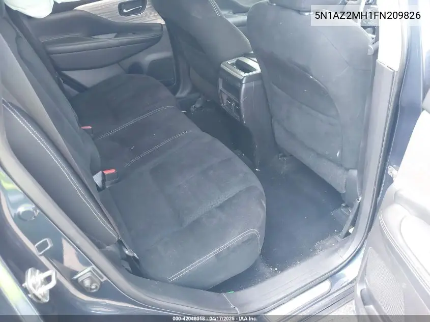 2015 Nissan Murano S VIN: 5N1AZ2MH1FN209826 Lot: 42048318